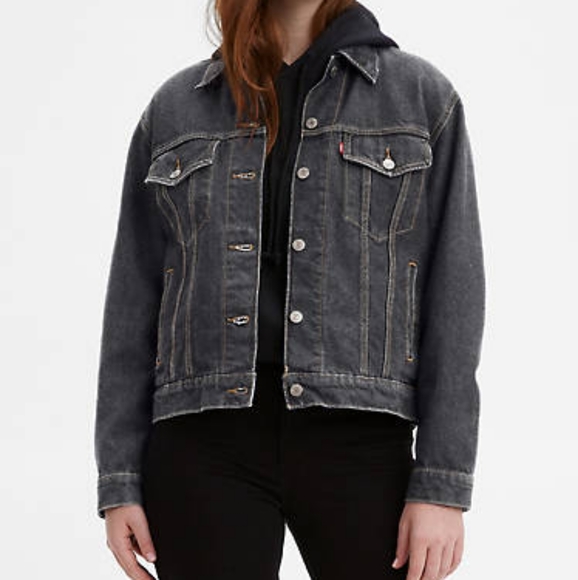 Levi's Ex-boyfriends Trucker Jean Jacket - Picture 2 of 2